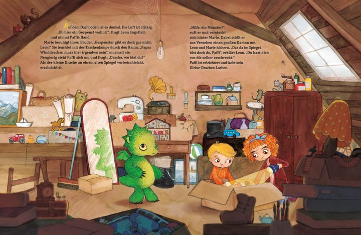 Actual product image Jumbo Paffi. Ein kleiner Drache auf dem Drachenfest (German, Leonie Daub, Bettina Göschl, 2020)