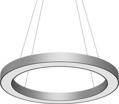 Actual product image LTS LED pendant light (9740 lm)