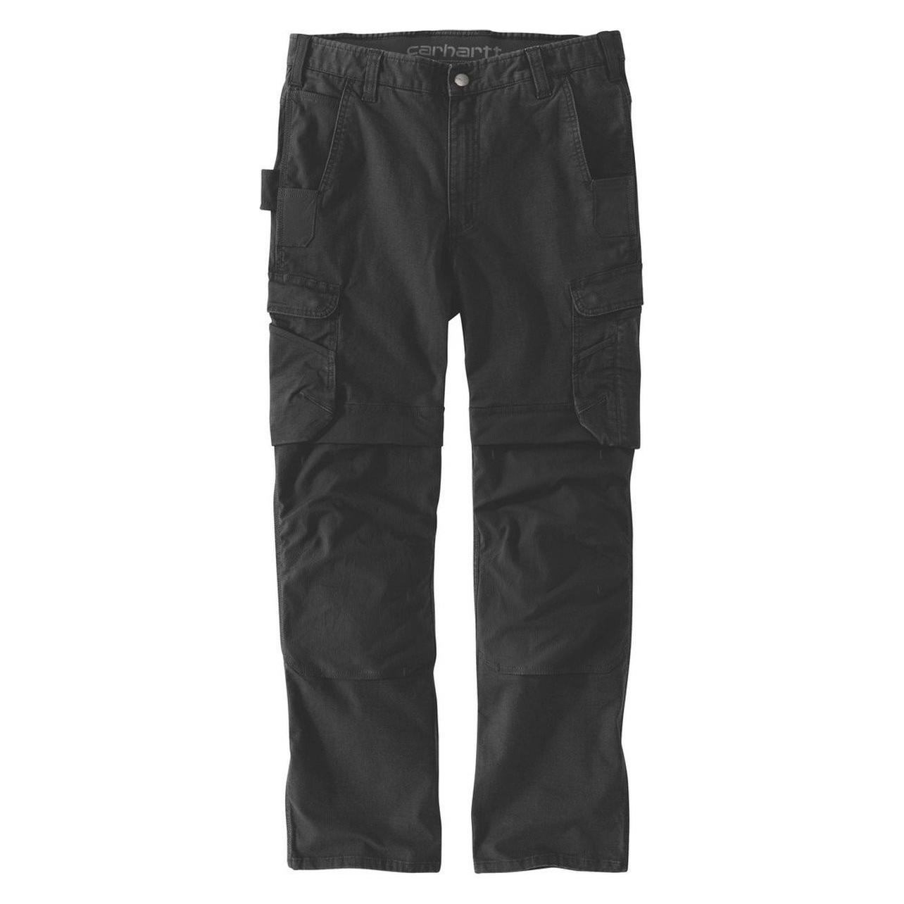 Carhartt, Werkbroek, 105072 Staal Stoer Cargo Werkbroek - Zwart - W38/L32 (W38/L32)