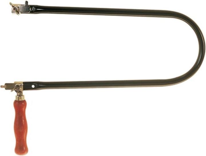 HP Autozubehör Fretsaw frame steel pipe diameter 13 mm radius 320 mm with wooden handle