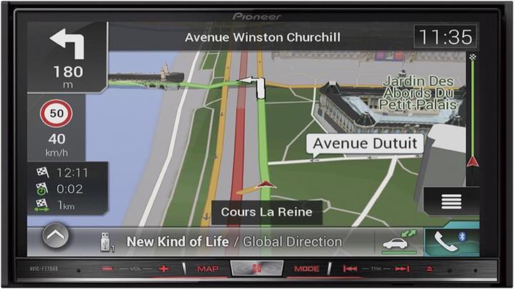 Produktbild Pioneer AVIC-F77DAB ohne DAB-Antenne (Android Auto, Apple Carplay)