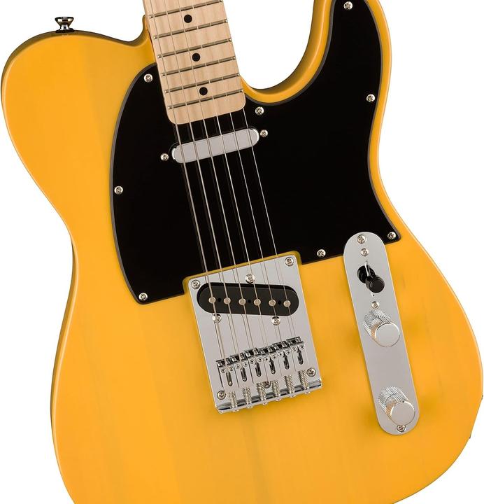 Immagine prodotto Squier Chitarra elettrica Sonic Telecaster MN Butterscotch Blonde (Chitarra elettrica, Collo: Acero, Corpo: Pioppo, Tastiera: Acero)