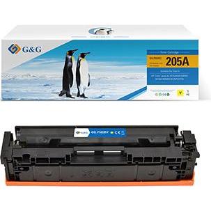 G&G, Toner, kompatibel Toner mit HP CF532A, NT-PH205Y, HP 205A, yellow, 900S