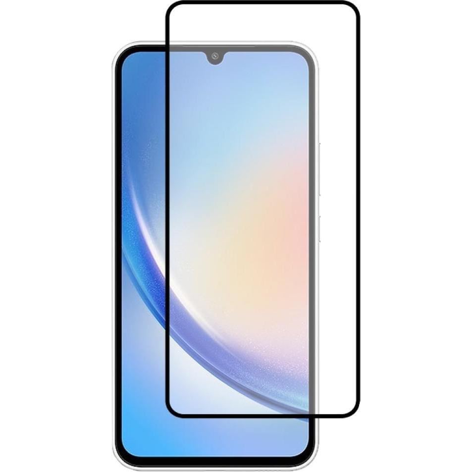 Screenguard Samsung Galaxy A34 5G Full Screen Panzerglas Schutzfolie 2.5D 9H (1 Stück, Samsung Galaxy A34 5G), Smartphon...