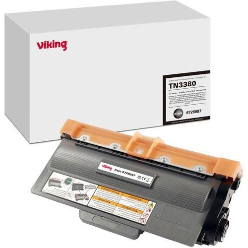 Viking, Toner, Tonerkartusche TN3380 Kompatibel Brother TN-3380 Schwarz (BK)