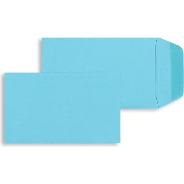 Blanke, Versandtasche + Luftpolstertasche, Versandtaschen 65x105mm 120g/qm gummiert VE=100 Stück karibik (100 x)