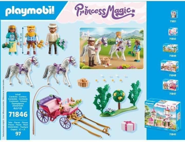 Immagine prodotto Playmobil Giro in carrozza con la principessa e il principe (71846, Playmobil Principessa Magica)