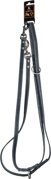 Produktbild Spotted Pro Spotted! Pro Leder Trainingsleine Grau 2x250cm (Agility)