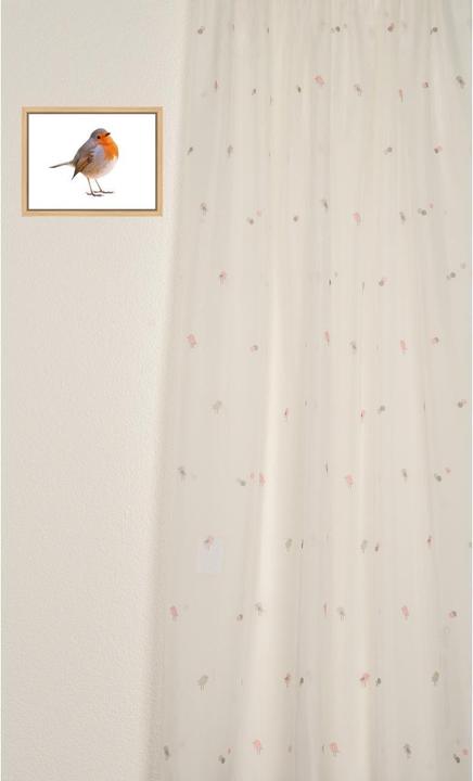 Actual product image Kindervorhang.ch Lotta day curtain with pleated tape 140 cm x 240 cm (140 x 240 cm)