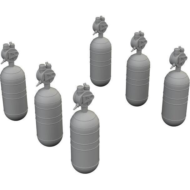 Eduard WWII USAAF oxygen cylinder A-6 PRINT