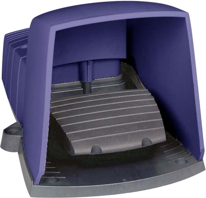 Produktbild Schneider Electric Fussschalter 2Ö+2S blau zweistufig