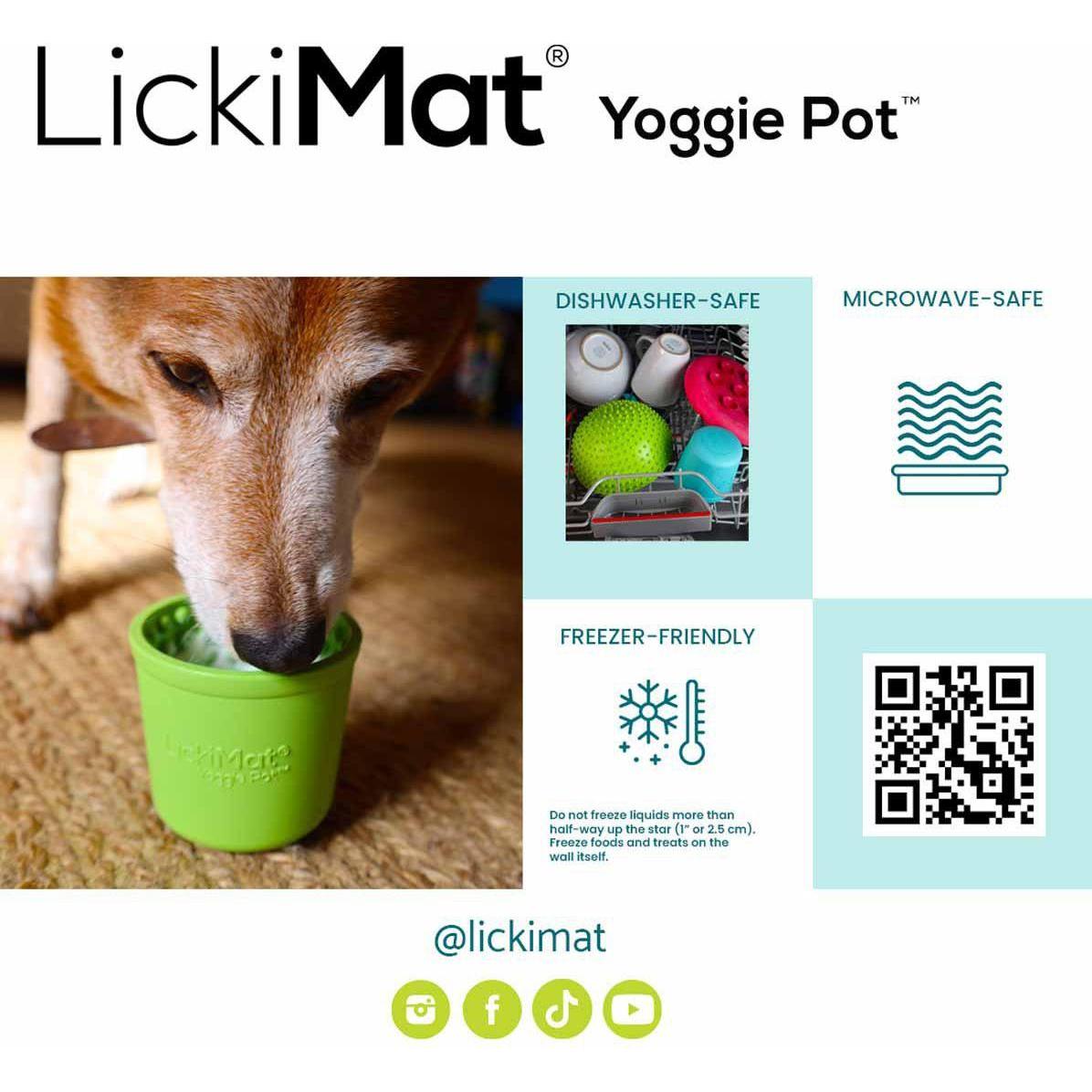 Thumbnail - LickiMat Yoggie Pot Green - (645.5460), Futternapf