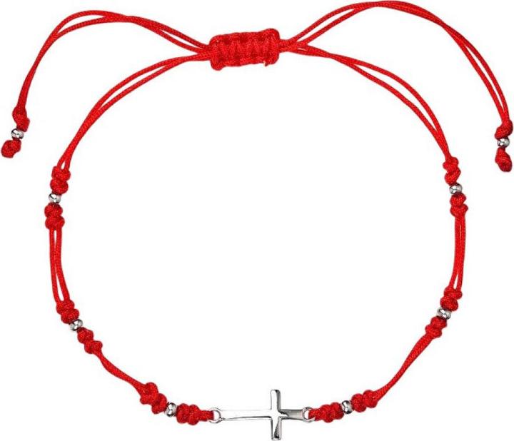 Immagine prodotto Evolution Group Bracciale della cabala rosso con croce 13023.3 rosso