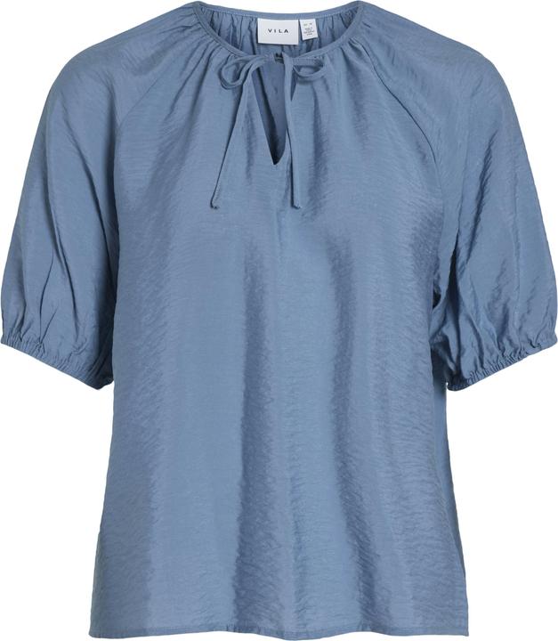 Actual product image Vila Tie neck top with short sleeves (38)