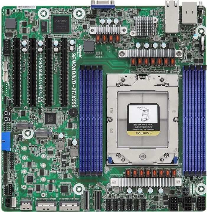 Image du produit AsRock Rack GENOAD8UD-2T/X550 (SP5, AMD SoC, mATX)