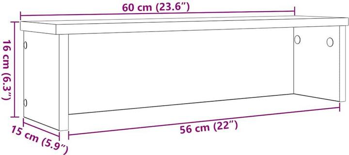 Actual product image vidaXL Küchenregal