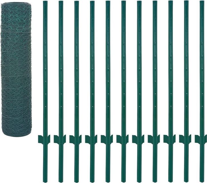 Produktbild vidaXL Maschendrahtzaun