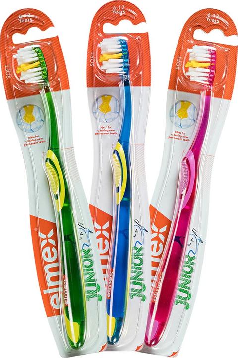 Actual product image Elmex Junior Toothbrush For Children From 6 12 Years (Soft, 1x)