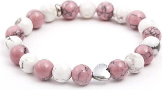 Immagine prodotto Beneto Bracciale di perline in howlite MINK91 / 17