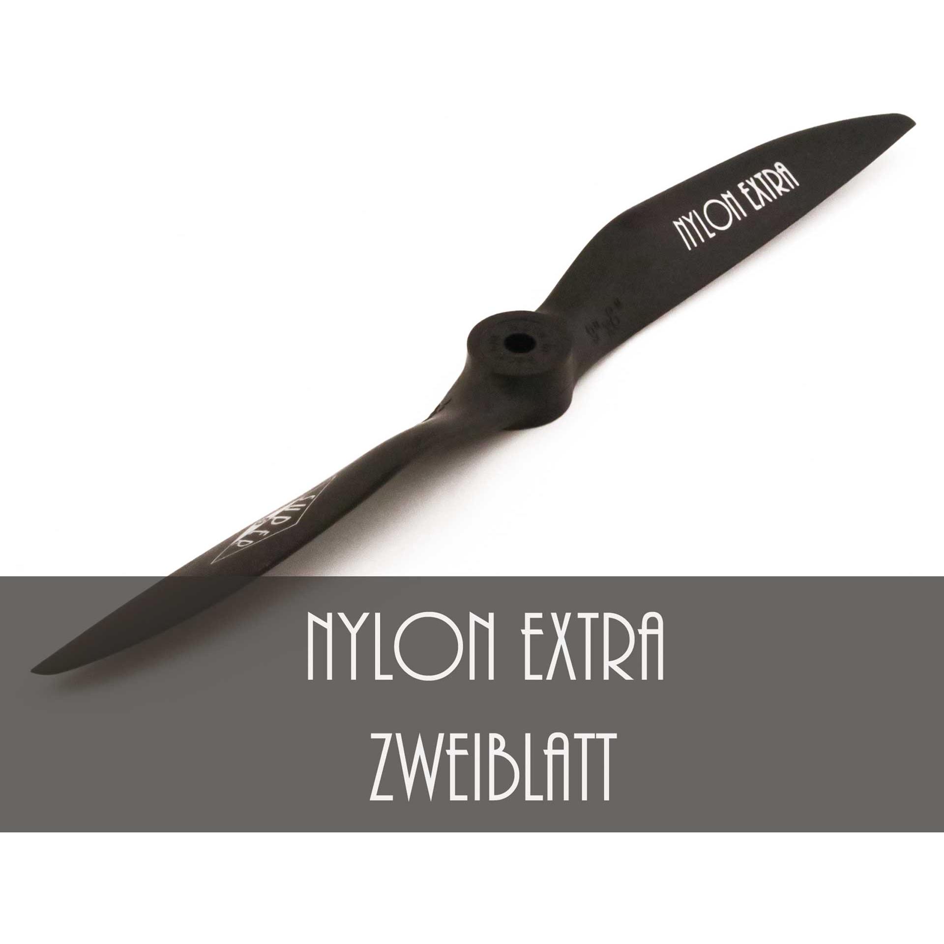 Super nylon extra 38x25 cm 15x10" schwarz luftschraube