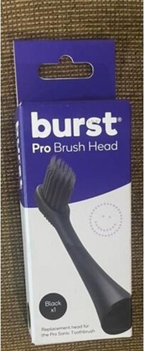 Hairburst Burst Replacement Head for Electric Sonic Toothbrush - Black for Pro Sonic Brush