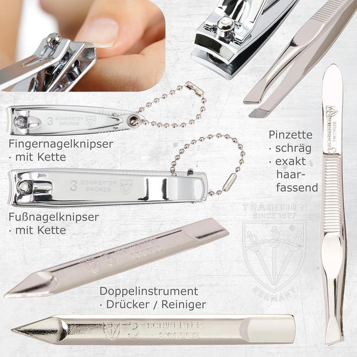 Produktbild Drei Schwerter ‎5413 F N - 8-teiliges Roma Maniküre Set