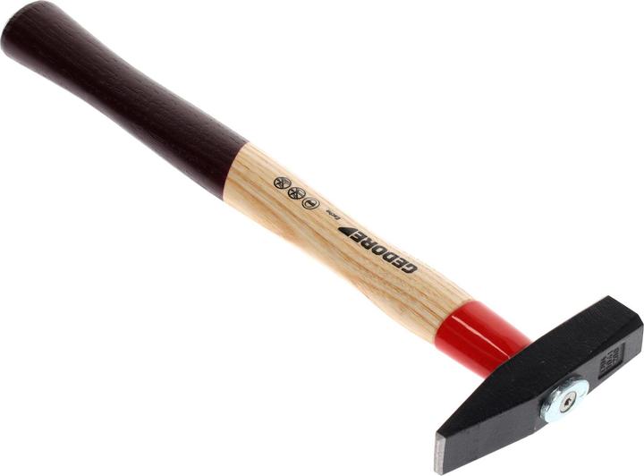 Actual product image Gedore 600 E-200 Metalworker's hammer ROTBAND-PLUS with ash handle, 200 g (325 g)