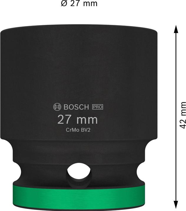 Productafbeelding Bosch Professional Zubehör PRO Slagmoerdoos, 1/2", 27 mm, standaard (27 mm)