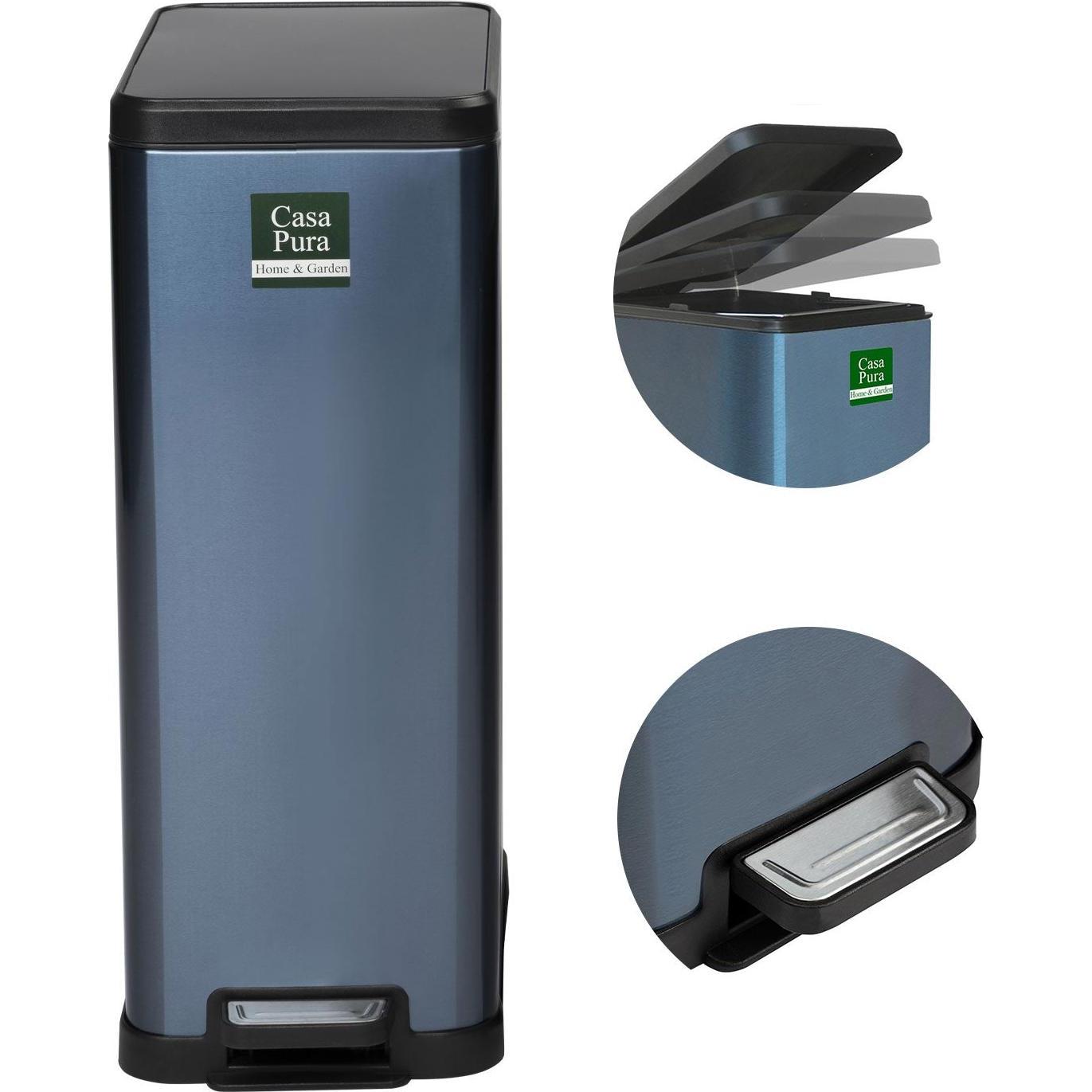 Thumbnail - Casa Pura Zack, Abfalleimer, Blau