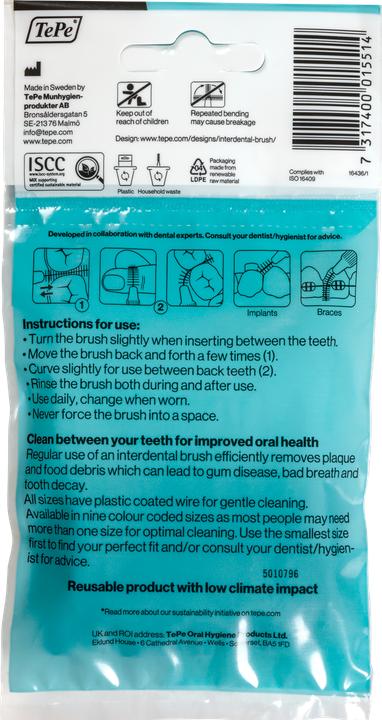 Produktbild TePe Interdentalbürsten Original ISO 8 (8 x, 1.50 mm)