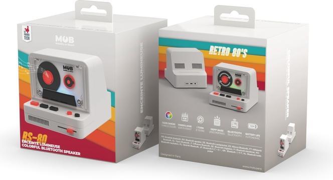 Produktbild Mobility on Board Retro Lautsprecher RS-80 grau (12 h)