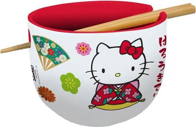 Stor Sanrio Bol à ramen avec baguettes Hello Kitty Japan (0.50 l)