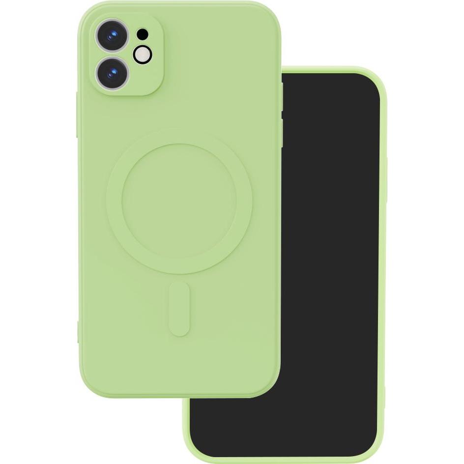 OEM Simple Color Mag Hülle für iPhone 11 hellgrün (Apple iPhone 11), Smartphone Hülle, Grün