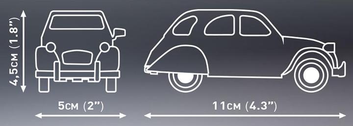 Actual product image Cobi Citroën CV pcs Charleston Hélios