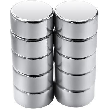 RS PRO, Magneti, Magnete in neodimio, disco, 8mm x 4mm (10 x)