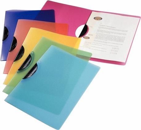 Produktbild Leitz Klemmhefter ColorClip Rainbow, DIN A4, PP, 1 Stück assortiert (A4, 1x)