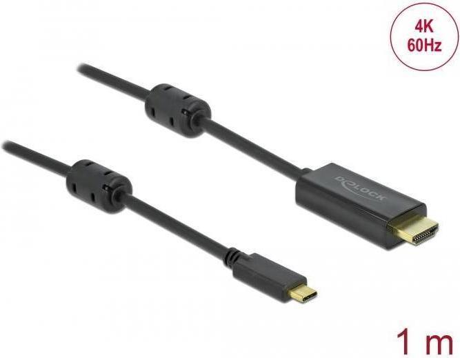 Actual product image Delock USB Typ C — HDMI (Typ A) (1 m)