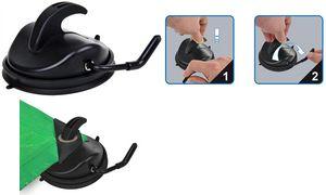 Immagine prodotto IWH Attacco a ventosa, 120 mm, capacità di carico: max. 15 kg Ventosa pieghevole in plastica, con leva