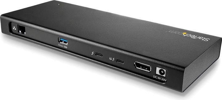 Actual product image StarTech Dual 4K 60Hz Monitor Thunderbolt™ 3 Docking Station - PCIe M.2 and SD Card Reader (Thunderbolt, USB-A, USB-C, 1 portion)