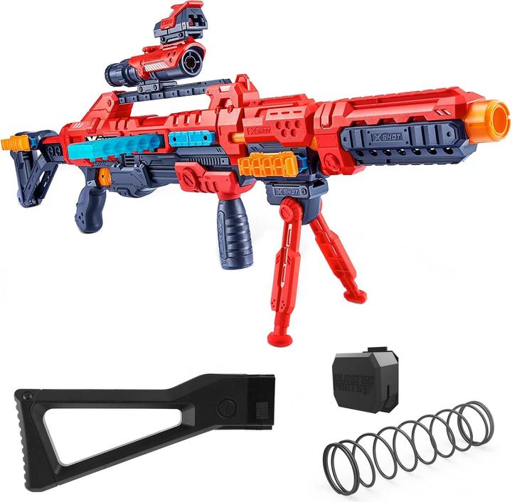 Produktbild Nerf X-Shot Regenerator inkl. Blasterparts Tuning-Pack, mit Schulterstütze und 3D-Druck Upgrades