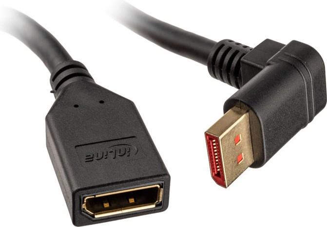 Produktbild InLine DisplayPort 1.4 Adapterkabel ST/BU (0.15 m)