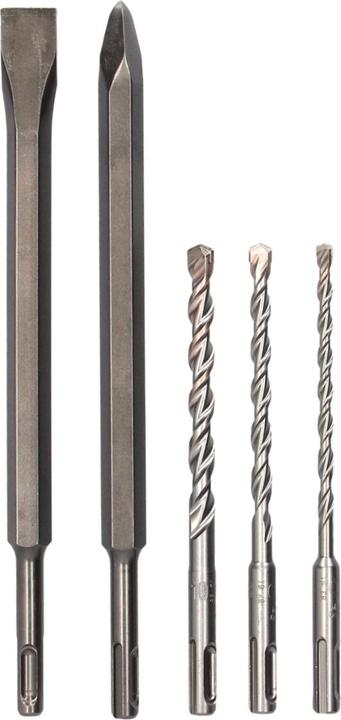 Actual product image Metabo BH 18 LTX BL 16 cordless hammer drill 18 V 1.3 J SDS plus Brushless + 5-piece drill and chisel set