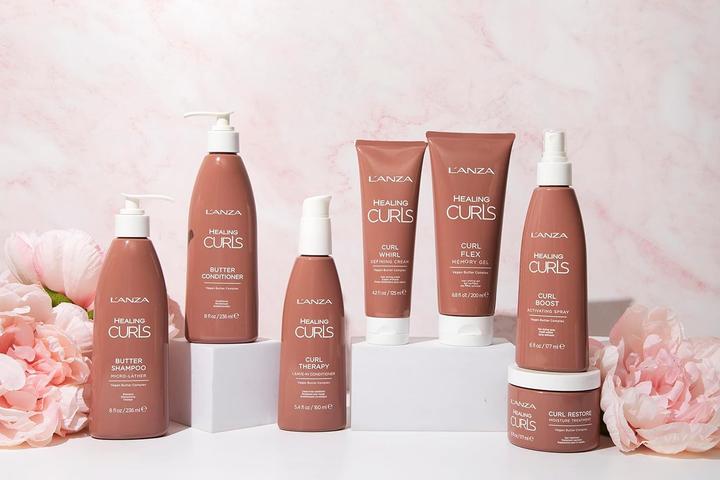 Actual product image L'Anza Healing Curls Butter Shampoo for Curly Hair 33.8 Fl Oz (Liquid shampoo, 1000 ml)