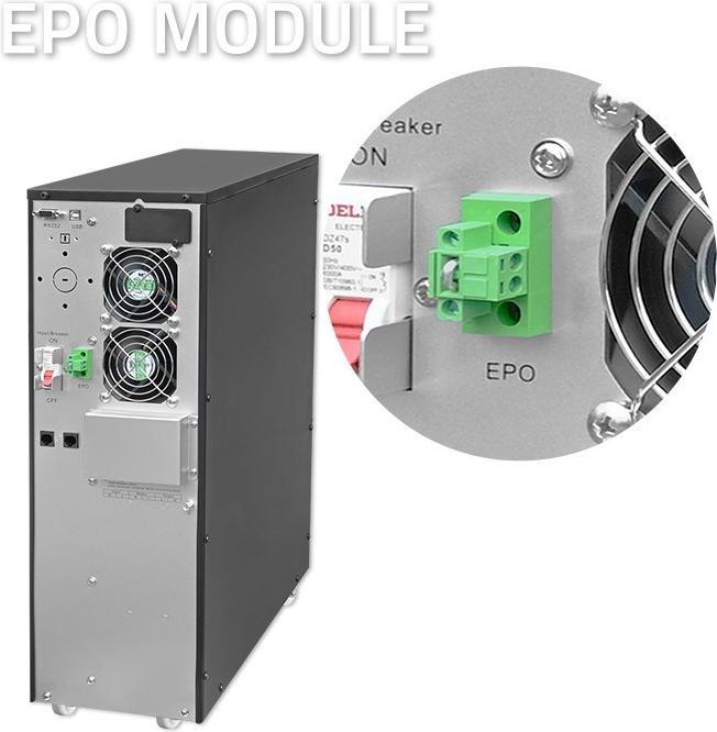 Image du produit Qoltec ZASILACZ AWARYJNY UPS 6KVA | 6000W | POWER FACTOR 1.0 | LCD | EPO | USB | ON-LINE (6000 VA, 6000 W, Double convertisseur en ligne Onduleur)