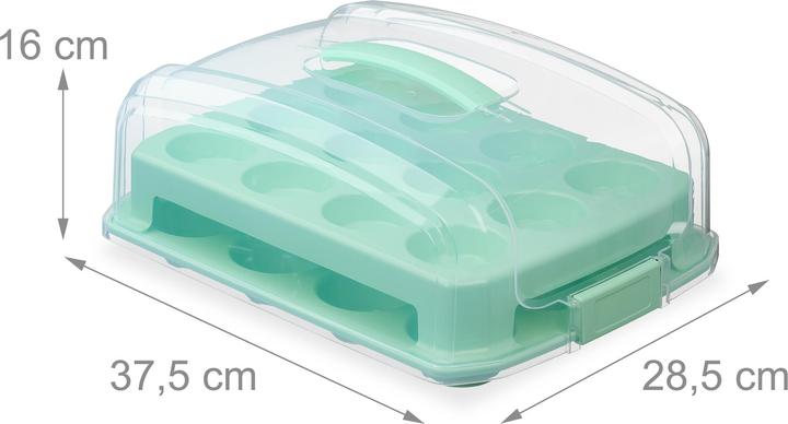 Produktbild Relaxdays Muffin Transportbox