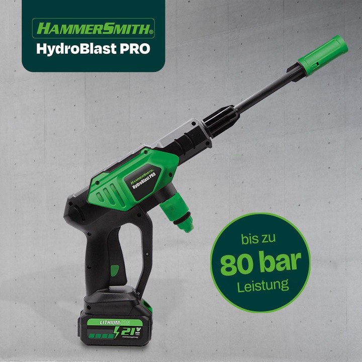 Actual product image Hammersmith HydroBlast PRO Advantage Set (Rechargeable battery operated)