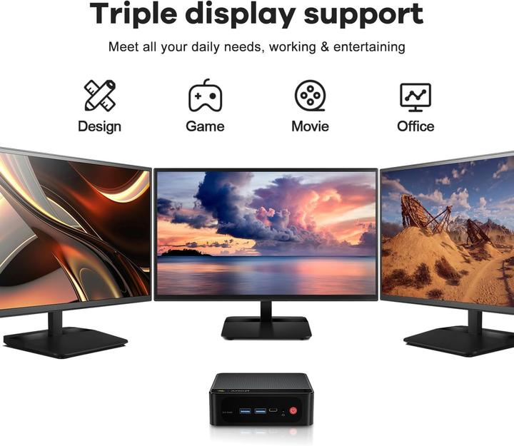 Beelink Mini PC SER5 mit Ryzen 5 5500U (500 GB, 32 GB, AMD Ryzen 5 5500U)