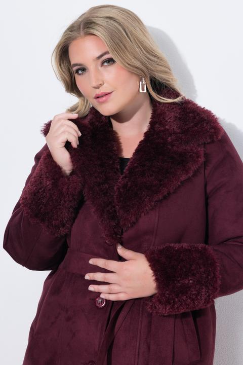 Produktbild Miamoda Mantel, A-Linie, FakeFur-Innenseite, Reverskragen