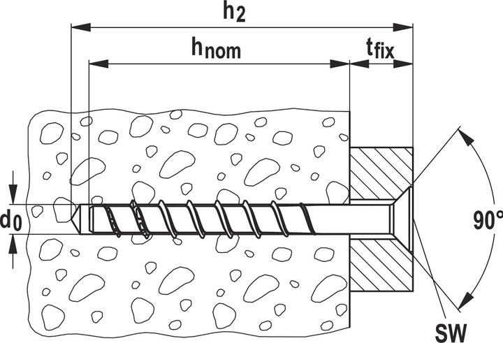 Image du produit Fischer UltraCut FBS II 8x200 SK (20 Vis par pièce)