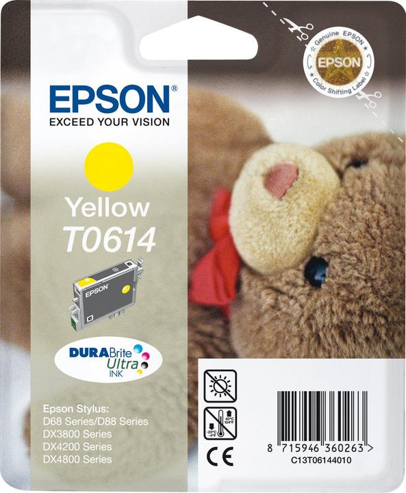 Produktbild Epson T0614 DuraBrite Ultra (Y)